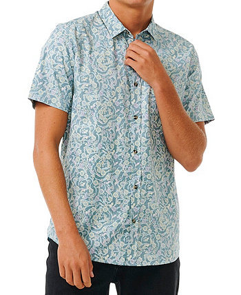 Мужская рубашка с коротким рукавом с цветочным принтом Reef Rip Curl