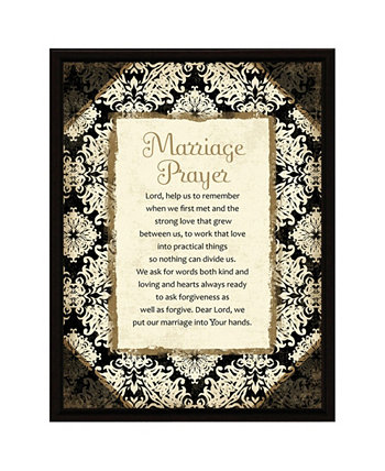 Доска для молитв о браке в деревянной рамке с мольбертом, 6,5 "x 8,5" Dexsa