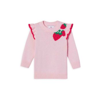 Little Girl's &amp; Girl's Caroline Starwberry Intarsia Sweater Classic Prep