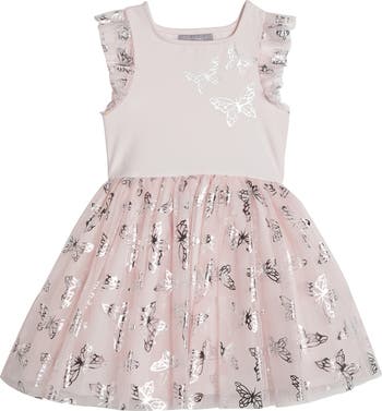 Pastourelle by Pippa and Julie Foil Butterfly Tutu Dress PIPPA AND JULIE