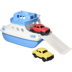 Green Toys Ferry Boat, Blue/White 4C - Pretend Play, Motor Skills, Kids Bath Toy Floating Vehicle. No BPA, phthalates, PVC. Dishwasher Safe, Recycled Plastic, Made in USA. Green Toys