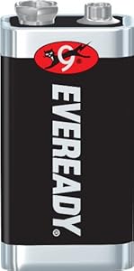 Батареи 9 В Eveready Super Heavy Duty, углеродные цинковые, в упаковке 18 штук Energizer