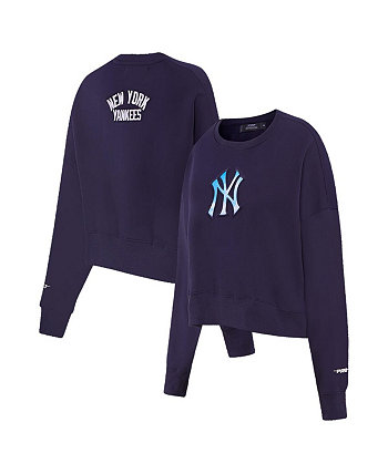 Женский темно-синий пуловер с рисунком New York Yankees Sky Pro Standard