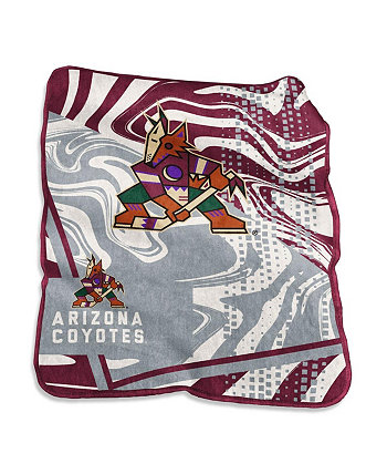 Одеяло Arizona Coyotes с вихревым узором Raschel размером 50 x 60 дюймов Logo Brand
