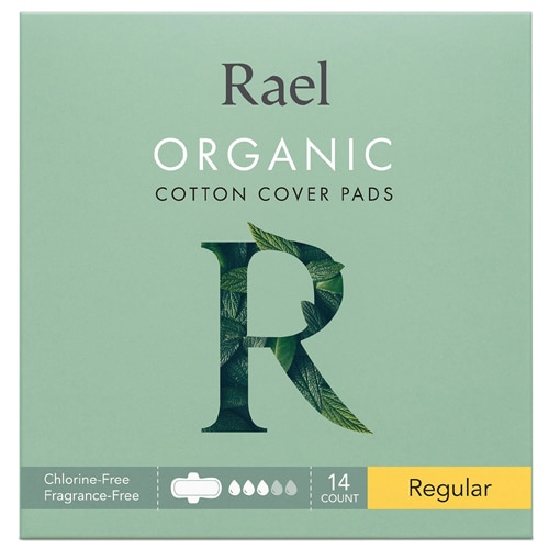 Регулярные менструальные прокладки из органического хлопка Rael -- 14 прокладок Rael