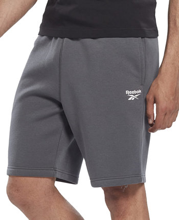 Мужские флисовые шорты облегающего кроя с логотипом Identity Reebok