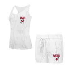 Women's Concepts Sport Georgia Bulldogs Quartz Tank Top & Shorts Set Unbranded