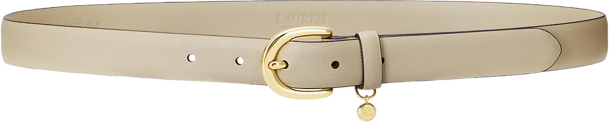 Кожаный ремень с перекрестной штриховкой LAUREN Ralph Lauren