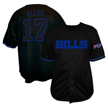 Мужская Футболка Fanatics Josh Allen Черная Buffalo Bills Big & Tall Fanatics Brands - White Label