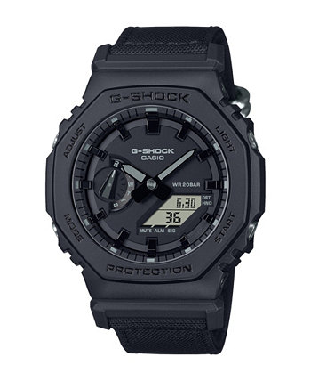 Мужские аналоговые цифровые часы из черной кордуры и смолы, 45,4 мм, GA2100BCE-1A G-Shock