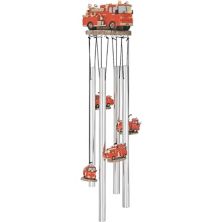 FC Design 23&#34; Long Fire Truck Round Top Wind Chime Perfect Gifts for Holiday F.C Design