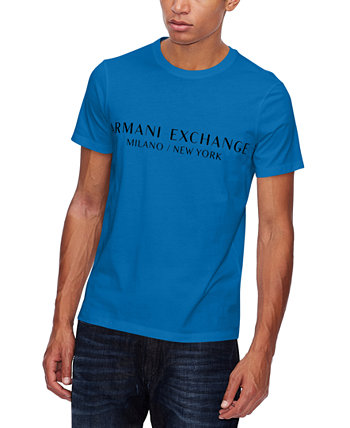 Мужская Хлопковая Майка Armani с Логотипом Milano New York Armani