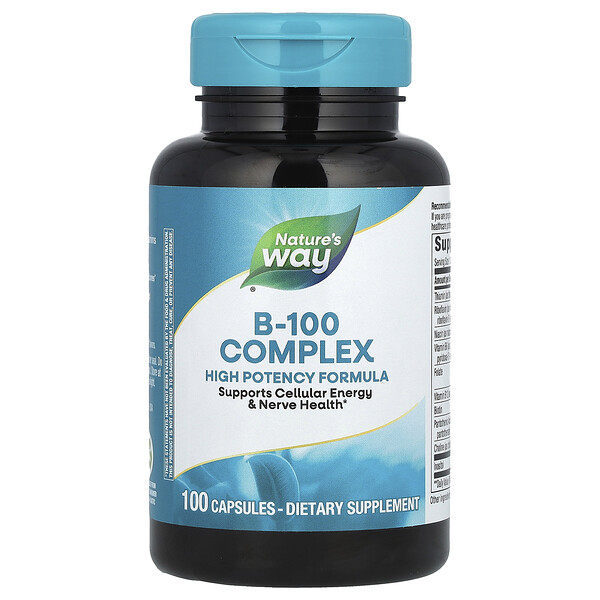 B-100 Complex - 100 капсул - Nature's Way Nature's Way