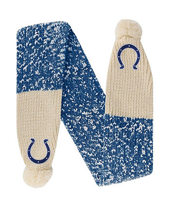 Женский шарф Indianapolis Colts Confetti с помпоном FOCO