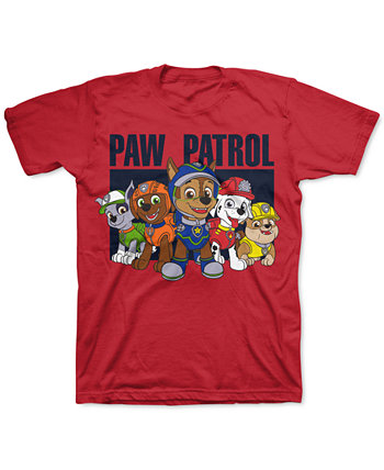 Хлопковая футболка Nickelodeon's® Paw Patrol с принтом, маленькие мальчики JEM