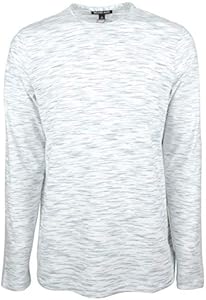 Michael Kors Men's Cotton Blend Crew Long Sleeve W XL White Michael Kors