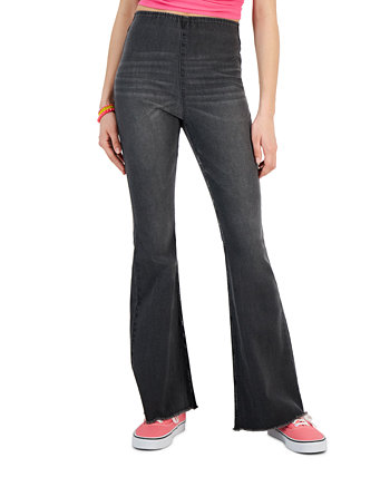 Женские расклешенные джинсы без застежек с необработанным краем и расклешенными штанинами Tinseltown
