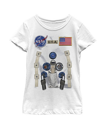 Girl's U.S.A. Astronaut Suit Costume  Child T-Shirt NASA