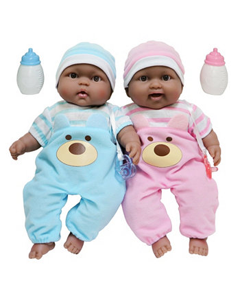 Афроамериканские куклы-близнецы Berenguer Boutique Twins 13 дюймов JC Toys