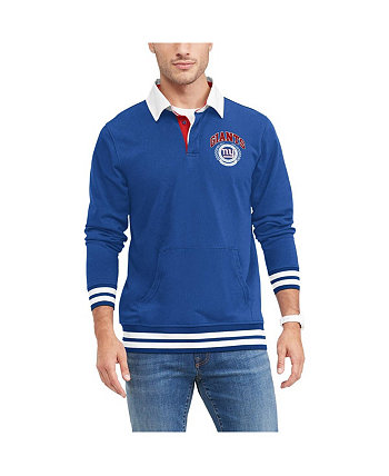 Men's Royal New York Giants Cody Long Sleeve Polo Shirt Tommy Hilfiger