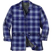 Boulder Creek By Kingsize Men's Big & Tall Flannel Full Zip Snap Closure Renegade Shirt Jacket Boulder Creek