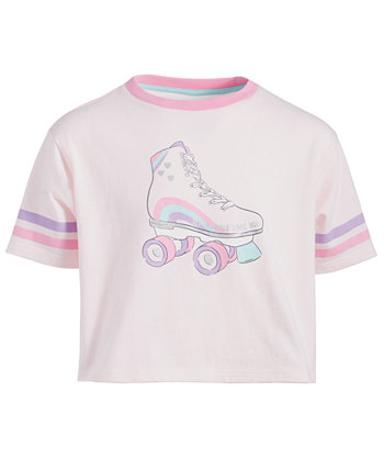 Big Girls Roller Skate Graphic Boxy Top, Created for Macy's Epic Threads