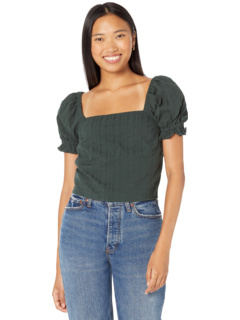 Moore Solid Dobby Stripe Top Madewell