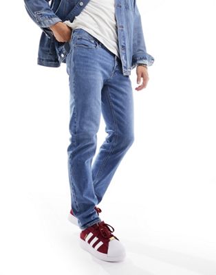 Светло-голубые зауженные джинсы Jack & Jones Essentials Mike Jack & Jones