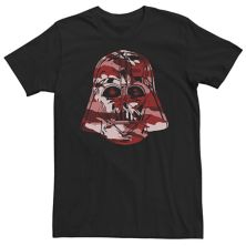 Серая камуфляжная футболка для шлема Big & Tall Star Wars Darth Vader Star Wars