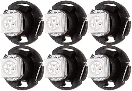 cciyu 6 Pack White T4.7 Neo Wedge 5050 Led for A/C Bulbs Lamp Light Fits For 2001-2012 For Dodge Ram 1500 Van Intrepid Dakota Caravan Grand Caravan Ram 5500 4500 3500 Van 3500 Cciyu