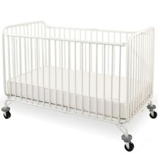 LA Baby Full Size Metal Holiday Folding Crib LA Baby