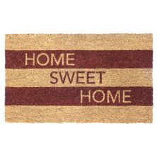 RugSmith Home Sweet Home Stripe Doormat - 18'' x 30'' RugSmith