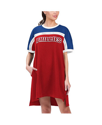 Женское красное платье-кроссовки Royal Philadelphia Phillies Circus Catch G-III