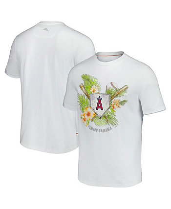 Мужская белая футболка Los Angeles Angels Island League League Tommy Bahama