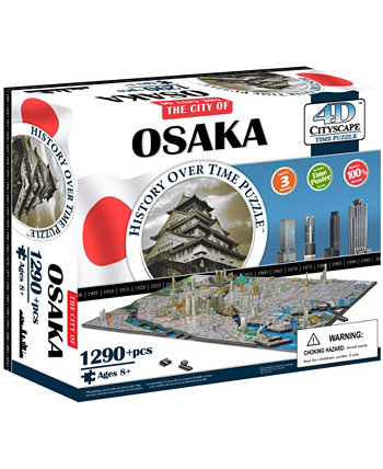 4D Cityscape Time Puzzle - Осака, Япония 4D Cityscape