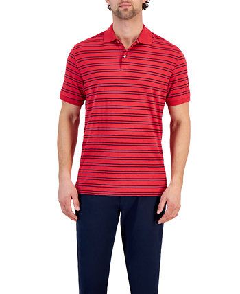 Мужская рубашка-поло с короткими рукавами в полоску Carter, созданная для Macy's Club Room