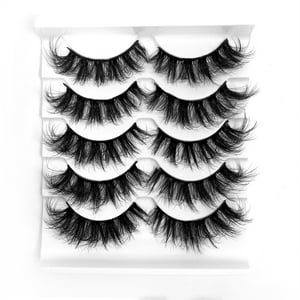 Sumllary 20 Lashes 002 False Eyelashes Lashes Pack 10 Pairs 8D Dramatic Eyelashes Wispy Eye Style Volume Eye Lashes Multipack Sumllary