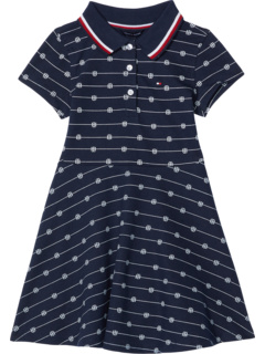 Monogram Polo Dress (Toddler/Little Kids) Tommy Hilfiger Kids