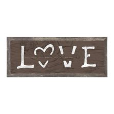 Personal-Prints &#34;LOVE&#34; Canvas Framed Wall Art Personal-Prints