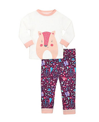 Baby Girl Convert-A Toy футболка и штаны, комплект из 2 предметов Snugabye