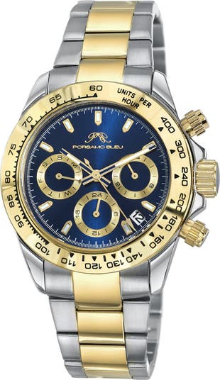 Многофункциональные часы-браслет Alexis, 37 мм Porsamo Bleu