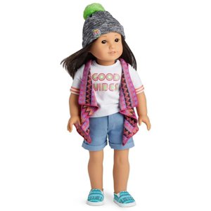 American Girl Doll Outfit Good Vibes Skate for 18" Truly Me Dolls (Doll Not Included) American Girl