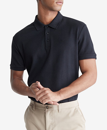 Мужская футболка-поло стандартного кроя с короткими иголками Calvin Klein
