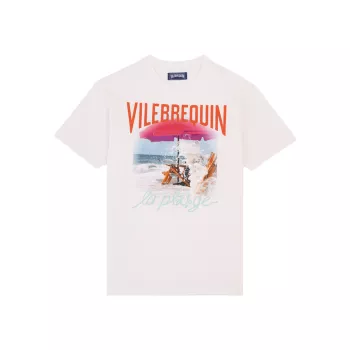 Wave Beach Cotton T-Shirt VILEBREQUIN