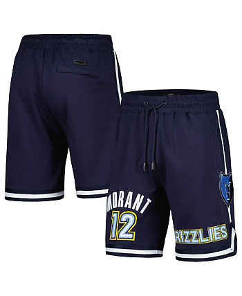 Men's Ja Morant Navy Memphis Grizzlies Player Name and Number Shorts Pro Standard