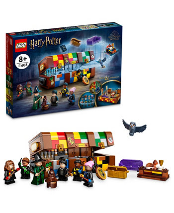 Набор для сборки волшебного сундука Гарри Поттера Хогвартса, крутая, коллекционная игрушка, 603 предмета Lego