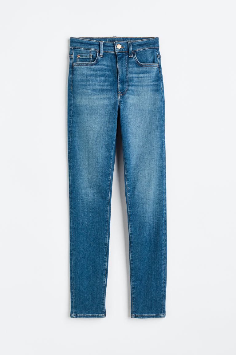 Высокие джинсы скинни True To You H&M
