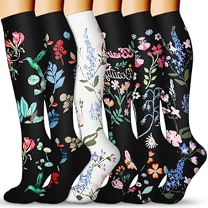  Носки QUXIANG Compression Socks для женщин и мужчин 15-20 мм рт. ст. QUXIANG