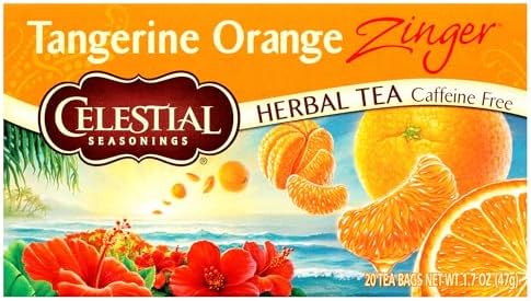 Травяной чай с лимоном без кофеина 20 пакетиков Celestial Seasonings