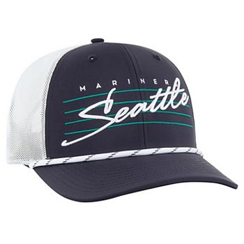 Men's '47 Navy Seattle Mariners Downburst Trucker Adjustable Hat 47 Brand